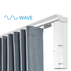 Elektrická garniža Büsche COS WAVE s motormi Somfy/Motionblinds