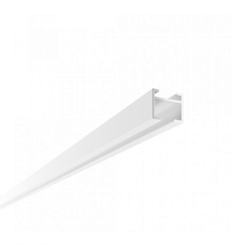 Biela hliníková koľajnica pre závesy Simple 155 - Dĺžka: 701 až 750 cm