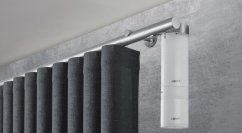 Elektrická garniža Büsche fi40 mm s motormi Somfy/Motionblinds