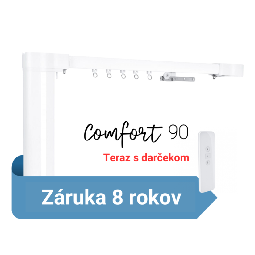 Elektrická garniža Comfort 90 so zvýšenou kvalitou - Dĺžka: 201 až 250 cm