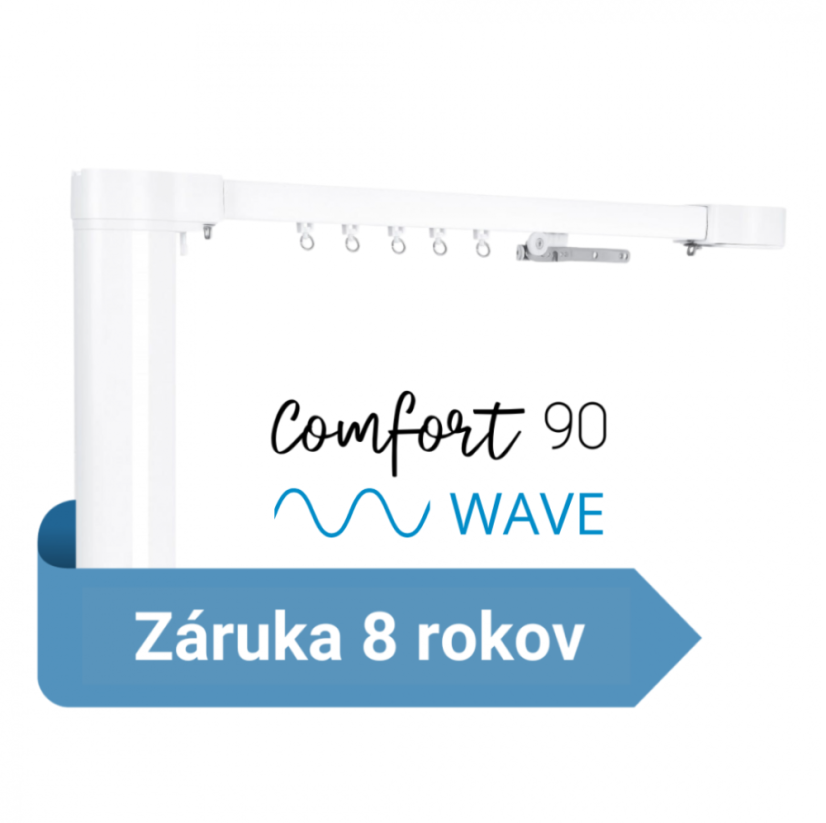 Elektrická garniža Comfort 90 WAVE so zvýšenou kvalitou - Dĺžka: 501 až 550 cm