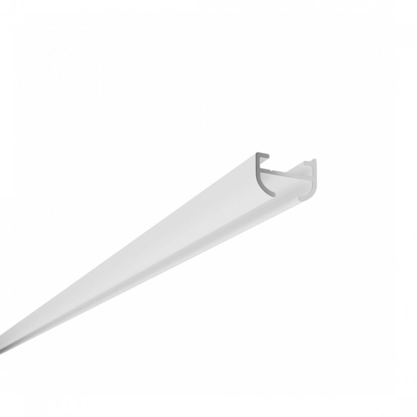 Biela hliníková koľajnica Simple 150 - Dĺžka: 151 až 200 cm