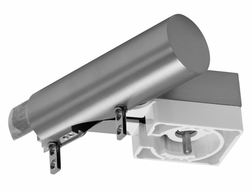 Elektrická garniža Büsche fi40 mm s motormi Somfy/Motionblinds - Dĺžka koľajnice Büsche: 101-120cm, Farba: Čierna Matt 157, Spôsob upevnenia koľajníc Büsche: O stenu 10cm - Typ 6