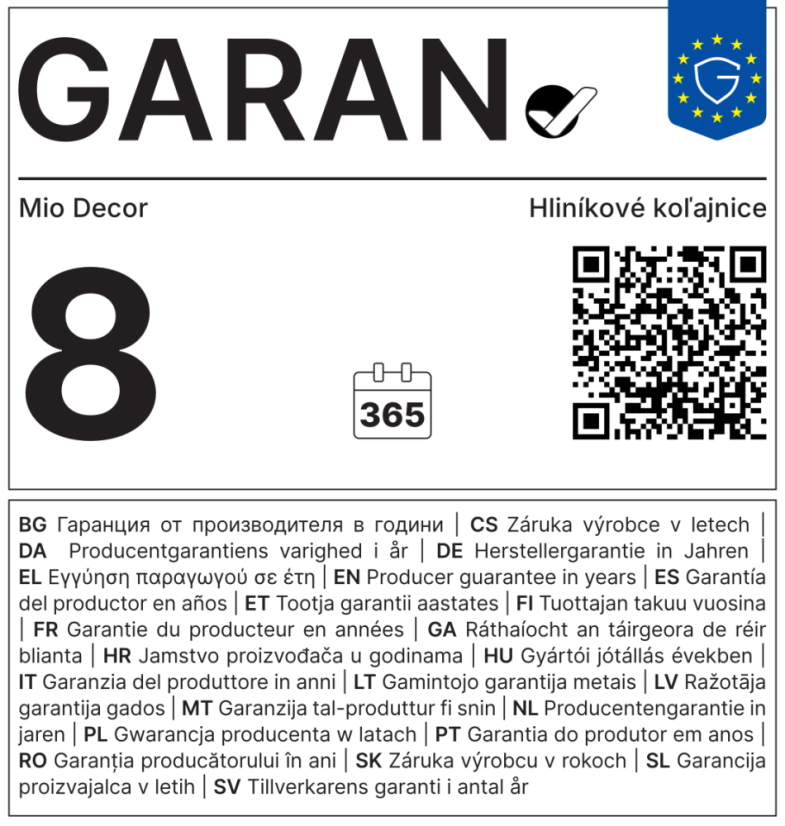 Čierna hliníková koľajnica pre závesy Simple 155 - Dĺžka: 801 až 850 cm