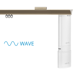 Elektrická garniža Büsche LEP WAVE s motormi Somfy/Motionblinds