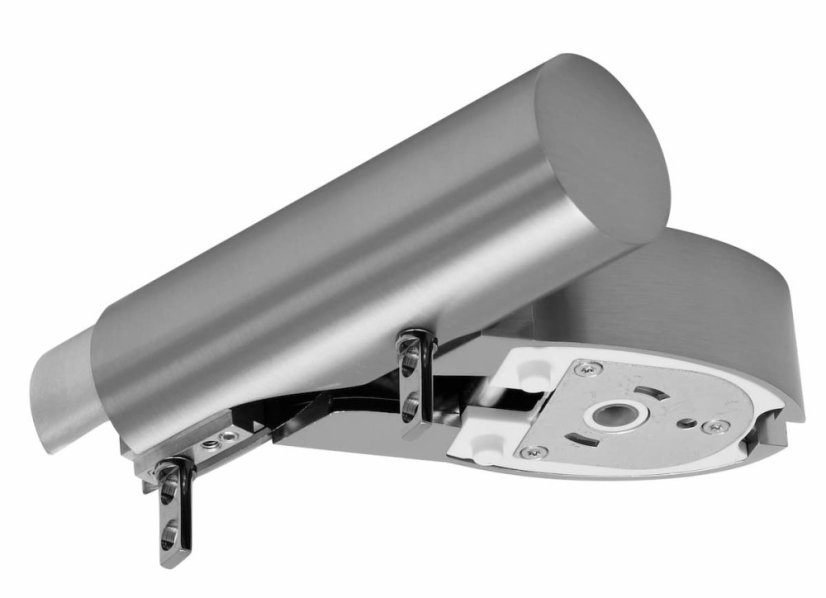 Elektrická garniža Büsche fi40 mm s motormi Somfy/Motionblinds - Dĺžka koľajnice Büsche: 101-120cm, Farba: Čierna Matt 157, Spôsob upevnenia koľajníc Büsche: O stenu 10cm - Typ 6
