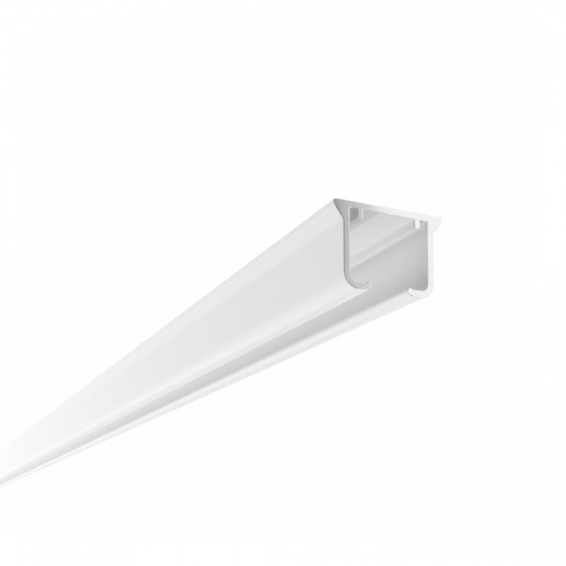 Biela hliníková koľajica KS Forest - Dĺžka: 101 až 150 cm