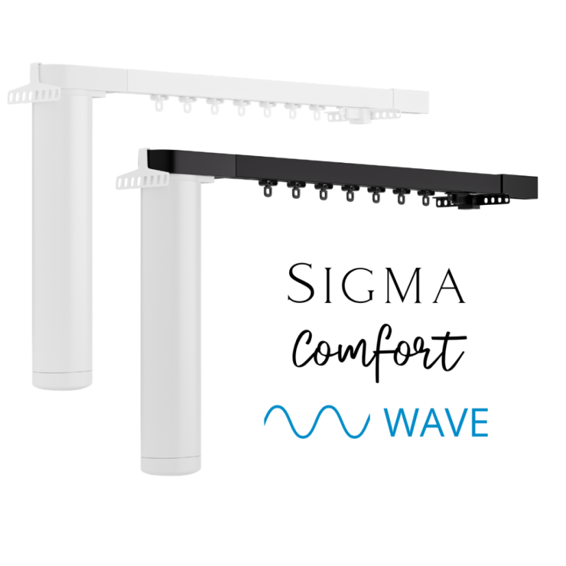 Elektrická garniža Sigma Comfort pre závesy Wave