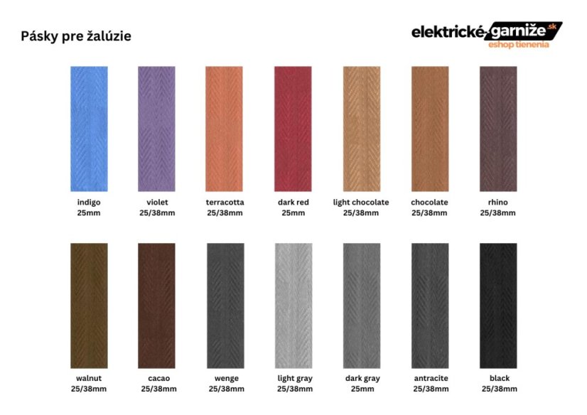 Elektrická žalúzia HLINÍKOVÁ 50mm Barion Comfort A1 - Vyberte rozhranie. v ktorom sa Vaša roleta nachádza (ŠxV): 200x180