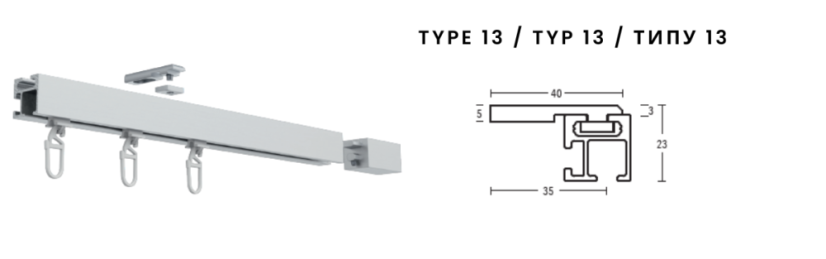 Manuálna garniža Büsche 20x20mm