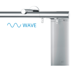 Elektrická garniža Büsche fi28 mm WAVE s motormi Somfy/Motionblinds