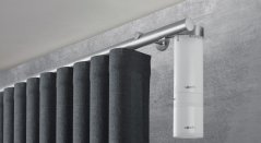 Elektrická garniža Büsche fi40 mm s motormi Somfy/Motionblinds/Forest