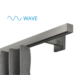 Elektrická garniža Büsche 26x26 mm WAVE s motormi Somfy/Motionblinds