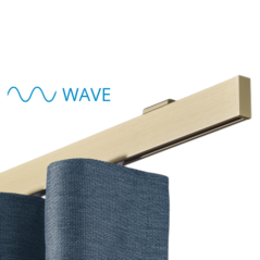 Elektrická garniža Büsche 40x17mm WAVE s motormi Somfy/Motionblinds