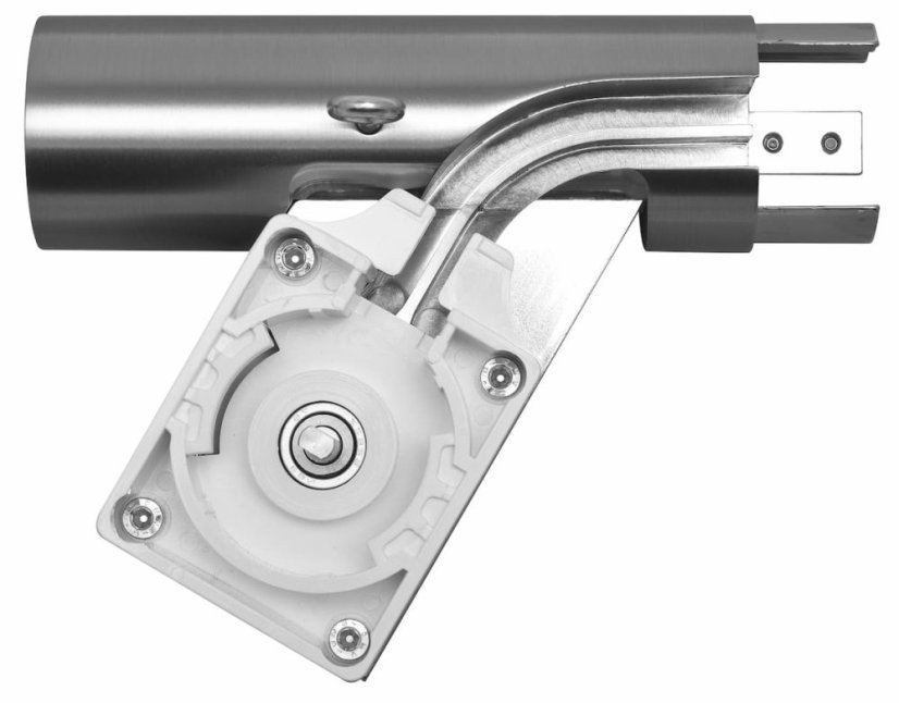 Elektrická garniža Büsche fi40 mm s motormi Somfy/Motionblinds - Dĺžka koľajnice Büsche: 101-120cm, Farba: Čierna Matt 157, Spôsob upevnenia koľajníc Büsche: O stenu 10cm - Typ 6